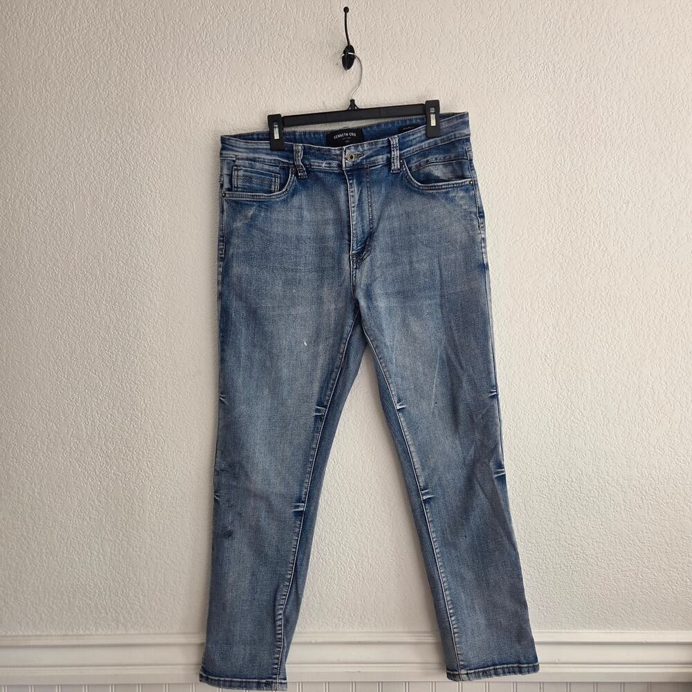 Kenneth Cole‎ Men's Size 35 Jeans Athletic Fit Pre-Owned Great Condition Blue